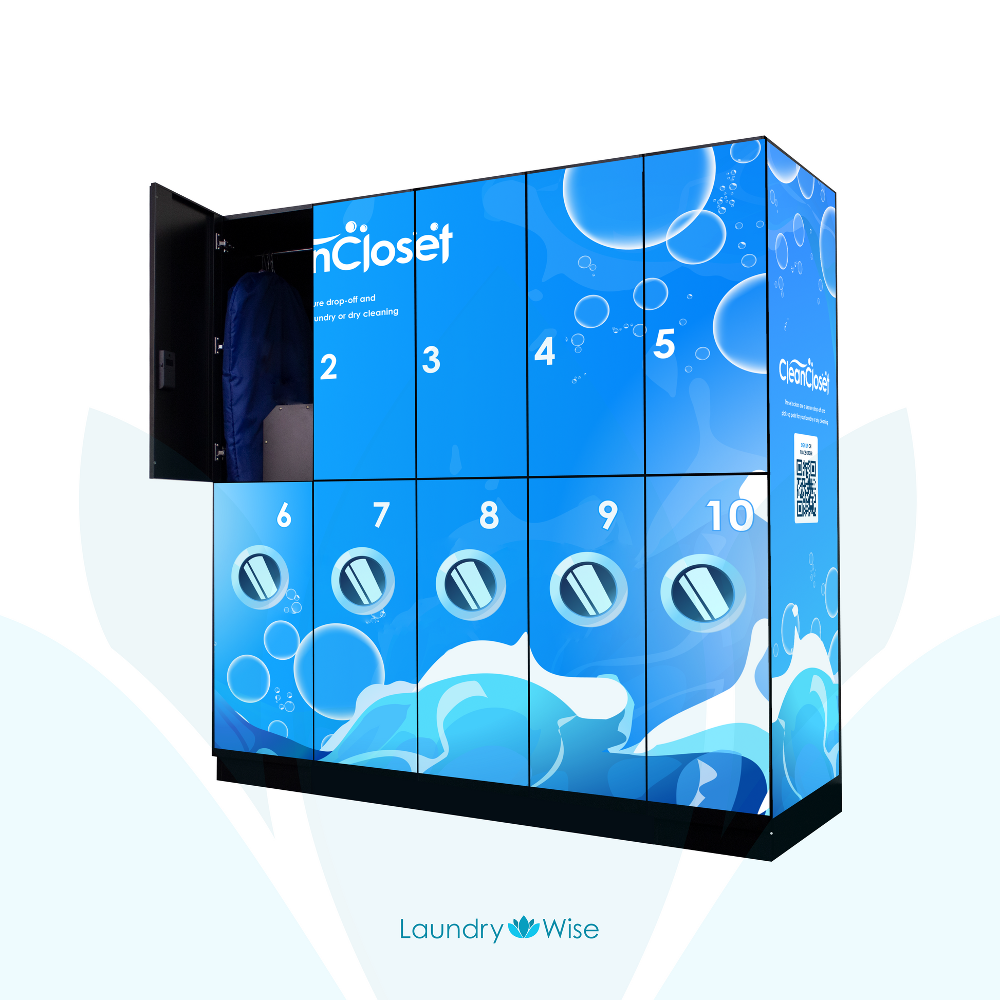 Laundry Locker Decals | Custom Made For Your Business Sales & Marketing Materials Laundry Wise