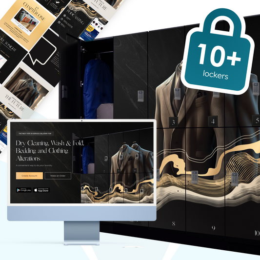 Starter Package | 10 Lockers | 2 Locations Sales & Marketing Materials Laundry Wise