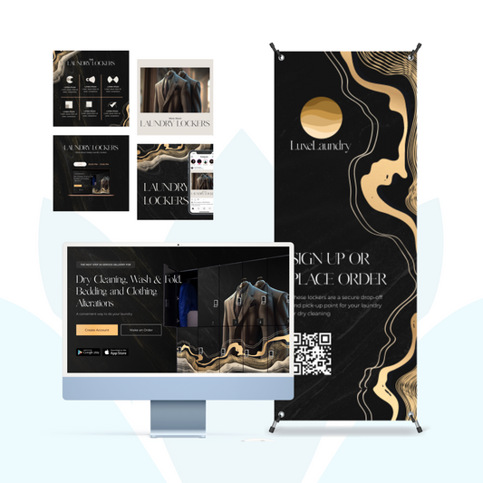 Sales & Marketing Materials Pack for Laundry Locker Businesses Sales & Marketing Materials Laundry Wise