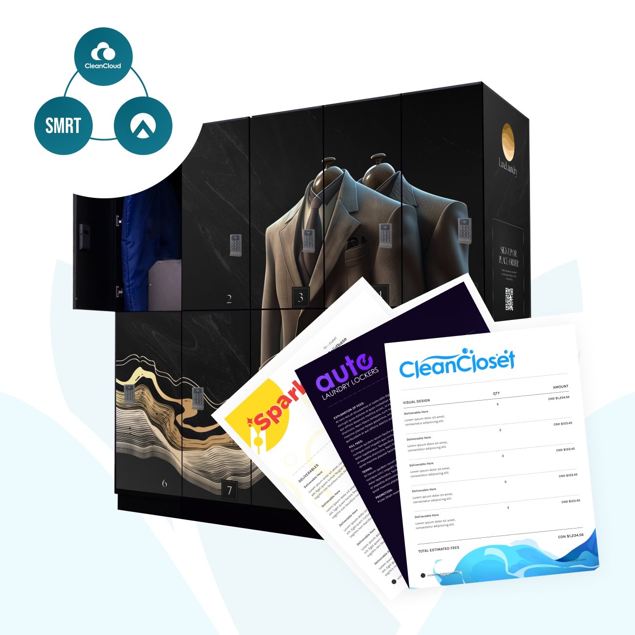 Business Package | 50 Lockers | 10 Locations Laundry Locker Package Laundry Wise