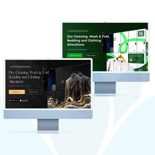 Custom Laundry Locker Website Sales & Marketing Materials Laundry Wise