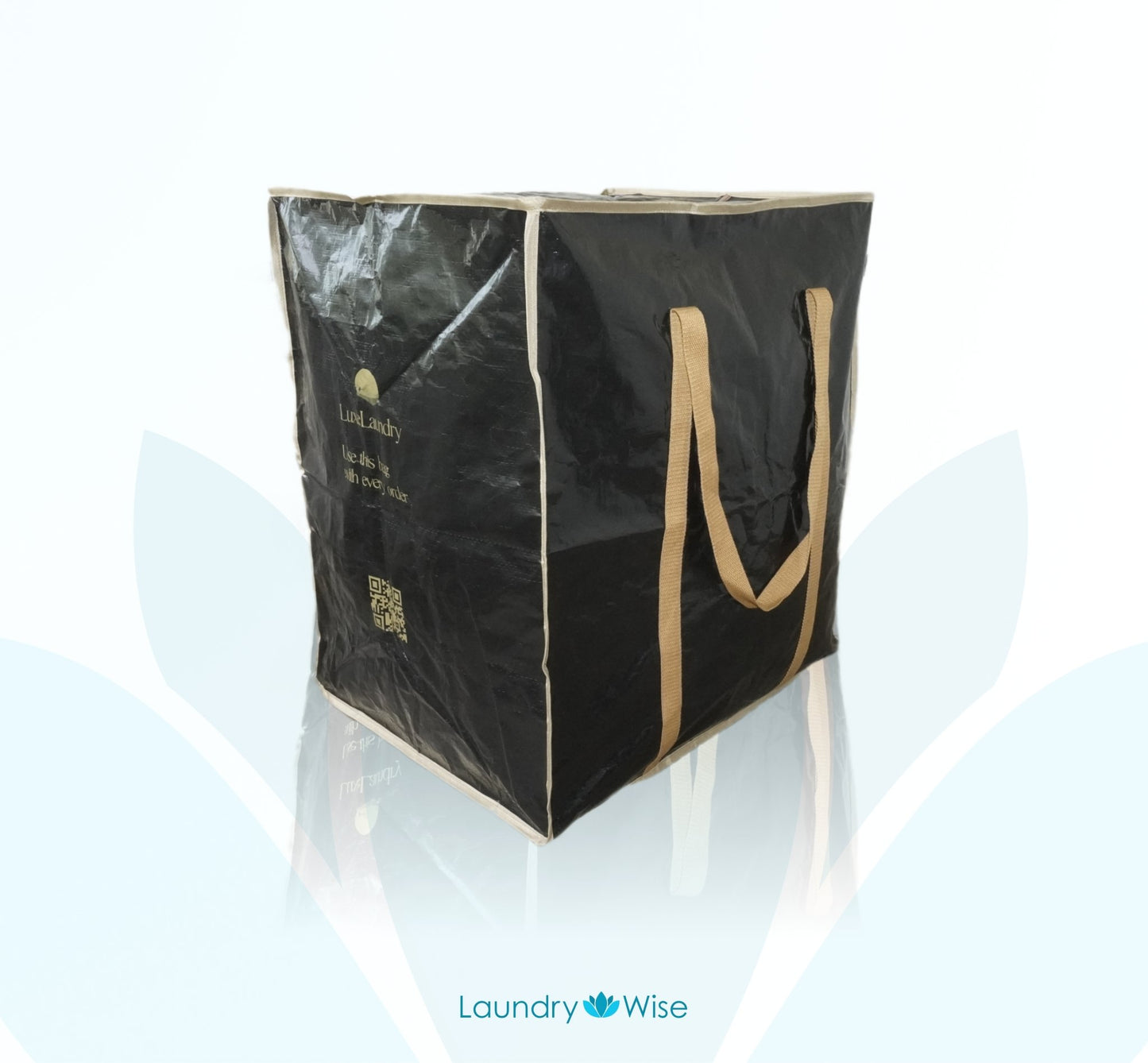 Customizable Sample Dry Cleaning and Laundry Bag Bags Laundry Wise Wash and Fold Polyester Family Bag | Perfect Fit For Wash & Fold Lockers