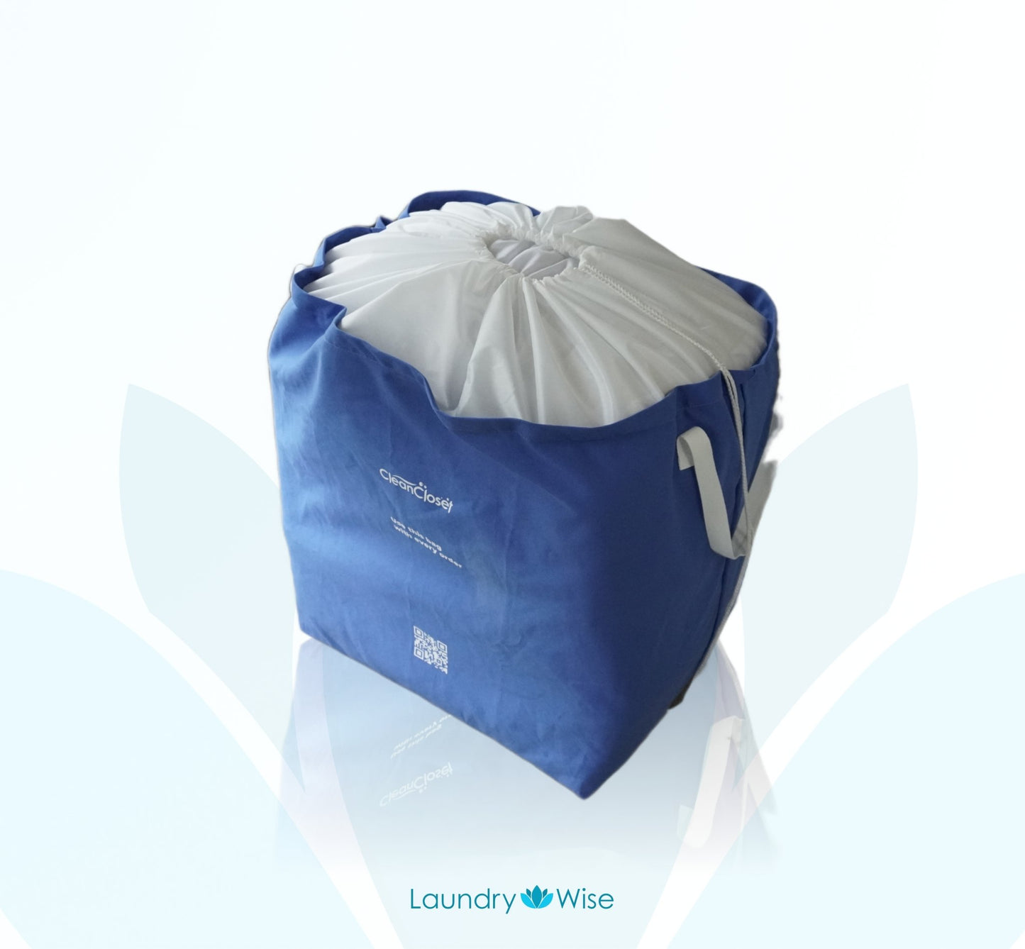 Durable Fabric Wash and Fold Laundry Bag | With Drawstring Cover Bags Laundry Wise