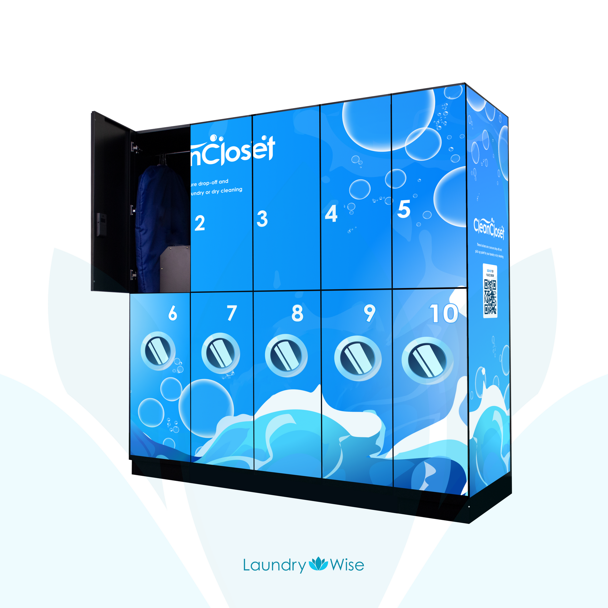 Laundry Locker Decals | Custom Made For Your Business Sales & Marketing Materials Laundry Wise   