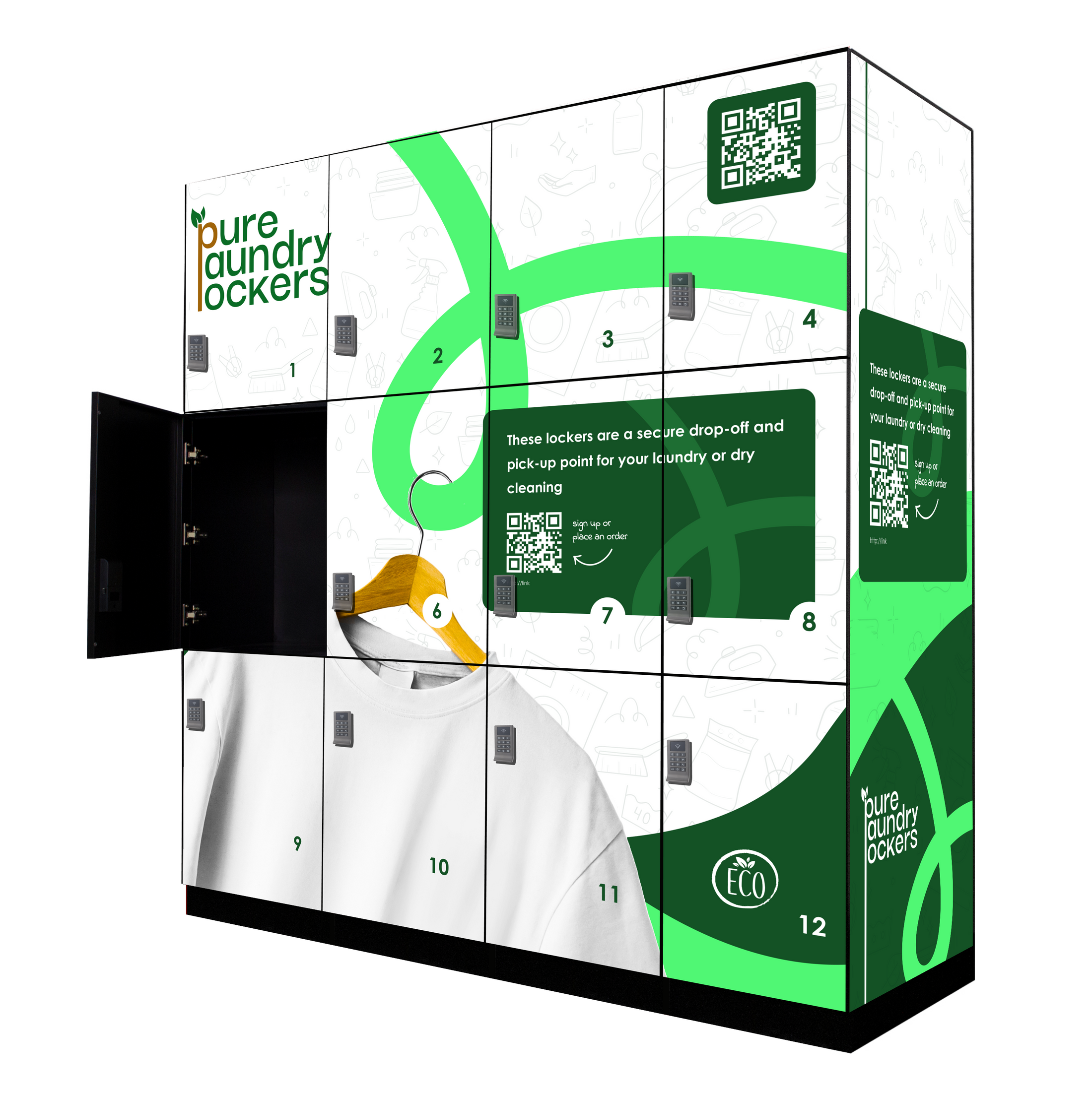 Wash And Fold Laundry Lockers - Laundry Wise